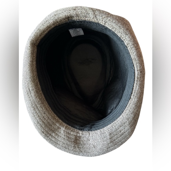 Short Rim Fedora Wool Tweed  Hat- Size S/M - Picture 3 of 4